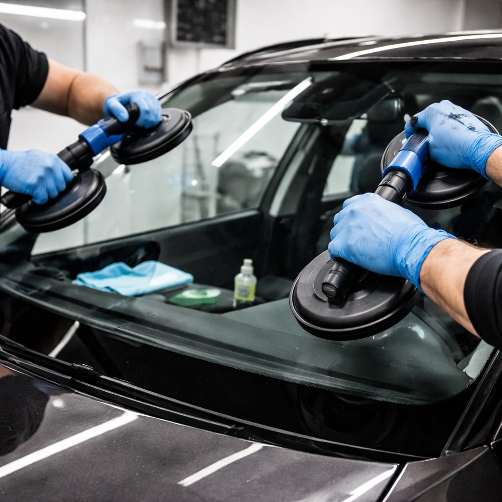 Arreglo o reposición de parabrisas